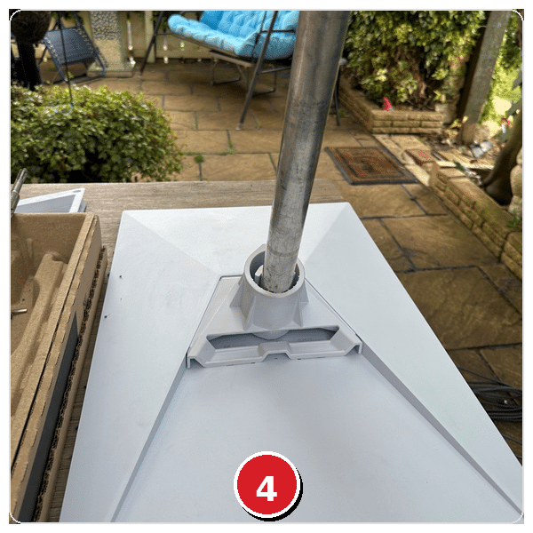 The starlink installation step 4